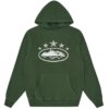 Corteiz 5 Starz Alcatraz Hoodie Green