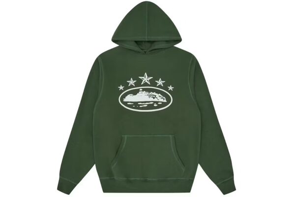 Corteiz 5 Starz Alcatraz Hoodie Green