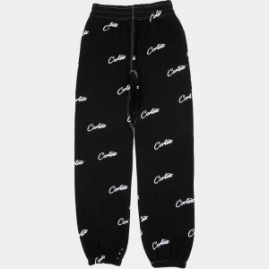 Corteiz All Over Print Joggers Black