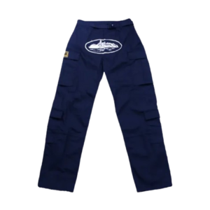 Corteiz Guerillaz Cargo Pants Navy