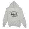 Corteiz 4Starz Alcatraz Hoodie Grey