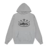 Corteiz 5 Starz Alcatraz Hoodie Grey