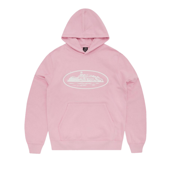 Corteiz Alcatraz Hoodie Baby Pink