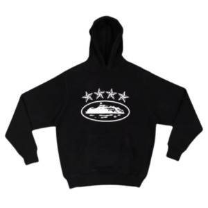 Corteiz Alcatraz Hoodie Black