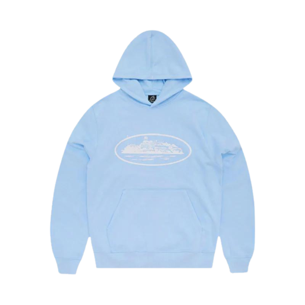 Corteiz Alcatraz Hoodie Blue