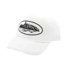 Corteiz Alcatraz Trucker Hat White