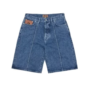 Corteiz C-Star Denim Shorts Blue