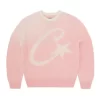 Corteiz C Star Knit Sweatshirt Pink