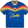 Corteiz Club RTW Football T-Shirt Blue