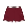 Corteiz Deala Knit Shorts Burgundy