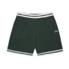 Corteiz Deala Knitted Shorts Forest Green