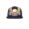 Corteiz Dipset Trucker Hat Navy Blue