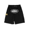 corteiz alcatraz cargo shorts Black